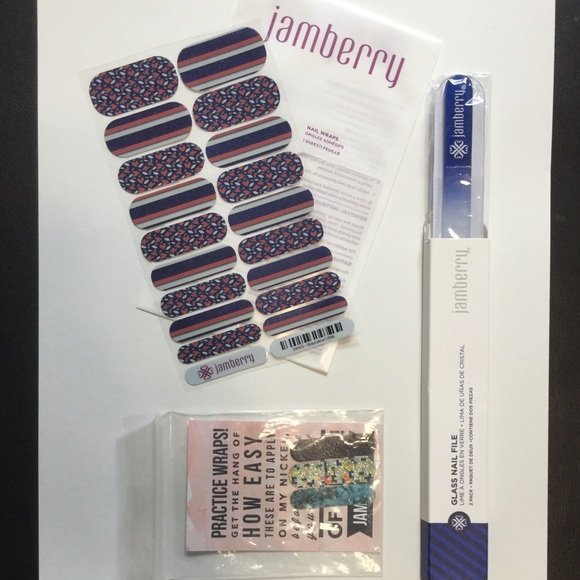 Jamberry Other - Jamberry Nail Wraps 💅🏻+Glass Nail File + gift 🎁